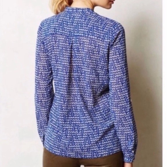 HD in Paris Anthropologie blouse - Picture 2 of 7